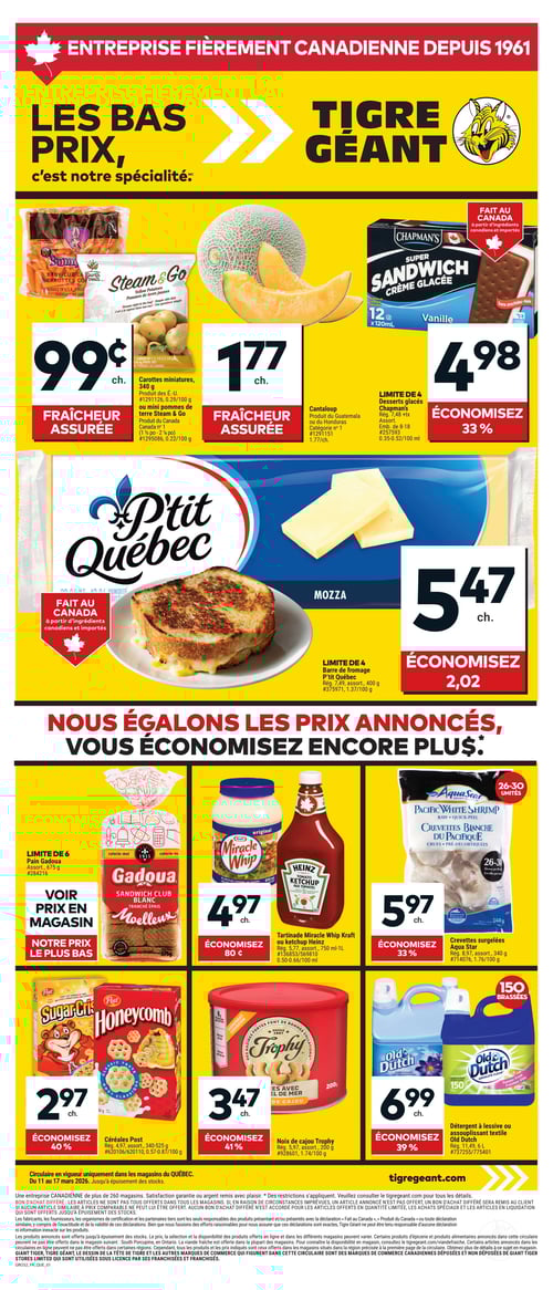 Circulaire Tigre Géant - Page 1