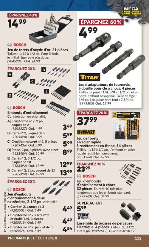 Circulaire Princess Auto - Méga Casse-coûts - Page 30