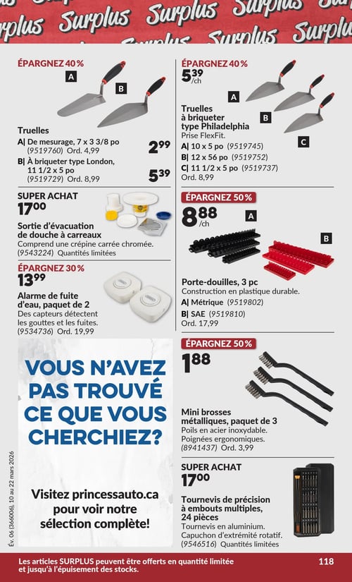 Circulaire Princess Auto - Méga Casse-coûts - Page 37