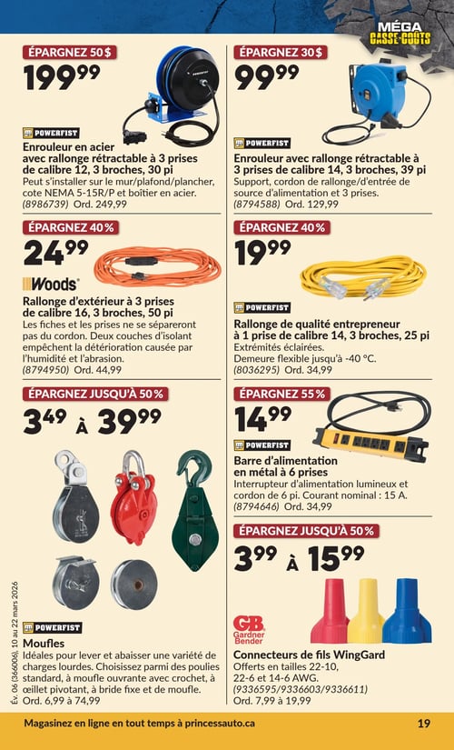 Circulaire Princess Auto - Méga Casse-coûts - Page 52