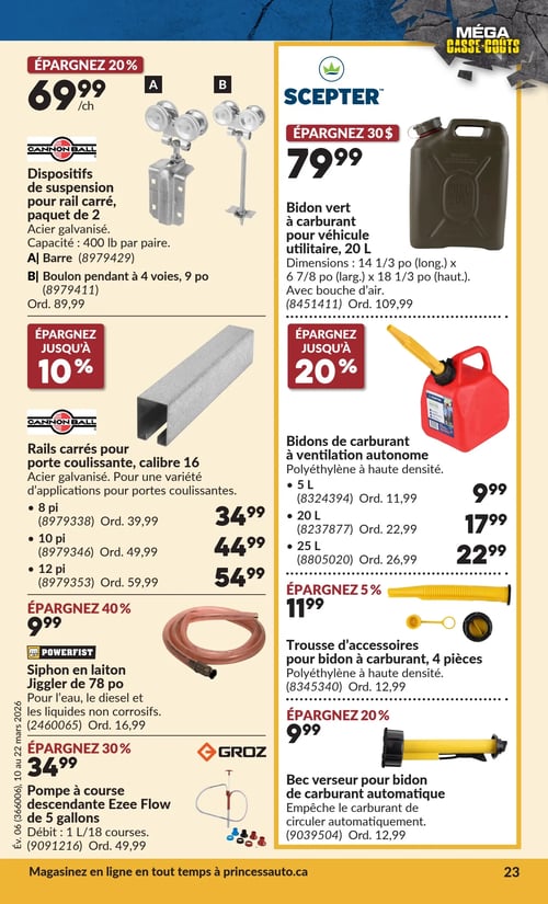 Circulaire Princess Auto - Méga Casse-coûts - Page 56