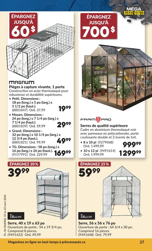 Circulaire Princess Auto - Méga Casse-coûts - Page 60