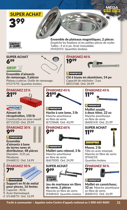 Circulaire Princess Auto - Méga Casse-coûts - Page 64