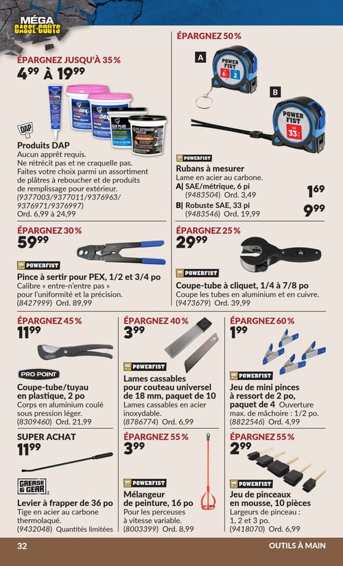Circulaire Princess Auto - Méga Casse-coûts - Page 65