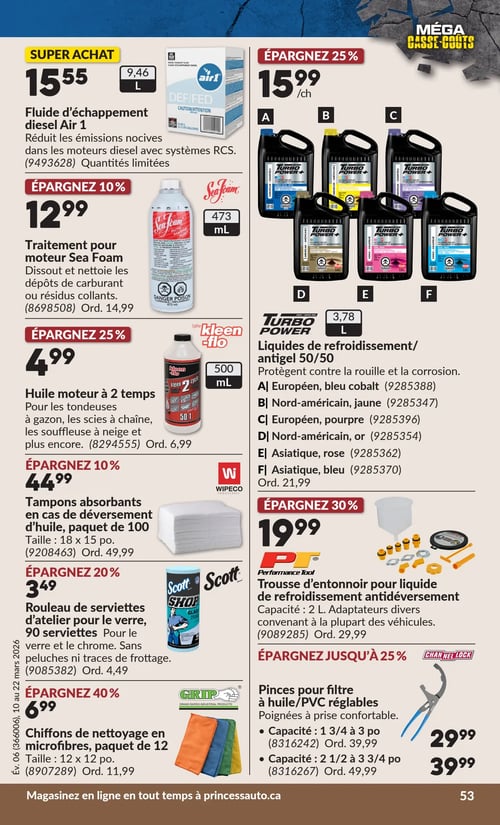 Circulaire Princess Auto - Méga Casse-coûts - Page 86