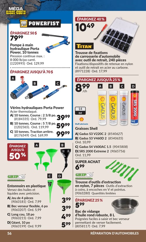 Circulaire Princess Auto - Méga Casse-coûts - Page 89