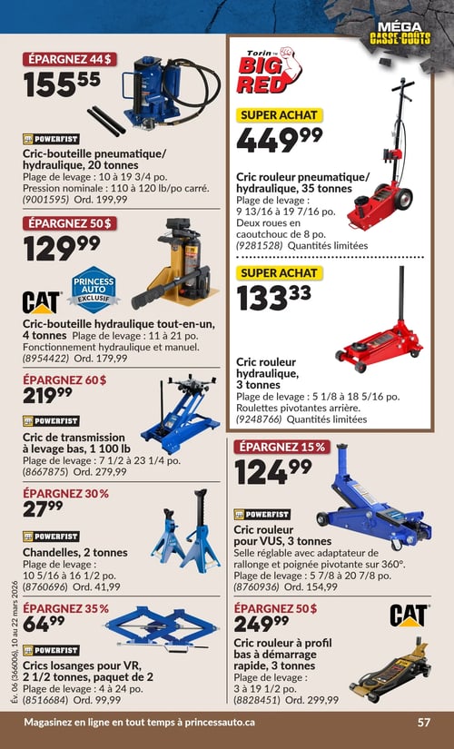 Circulaire Princess Auto - Méga Casse-coûts - Page 90