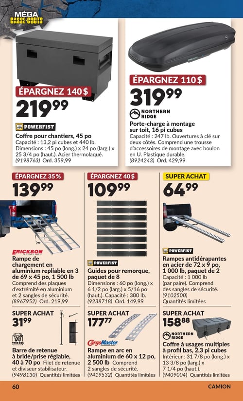Circulaire Princess Auto - Méga Casse-coûts - Page 93