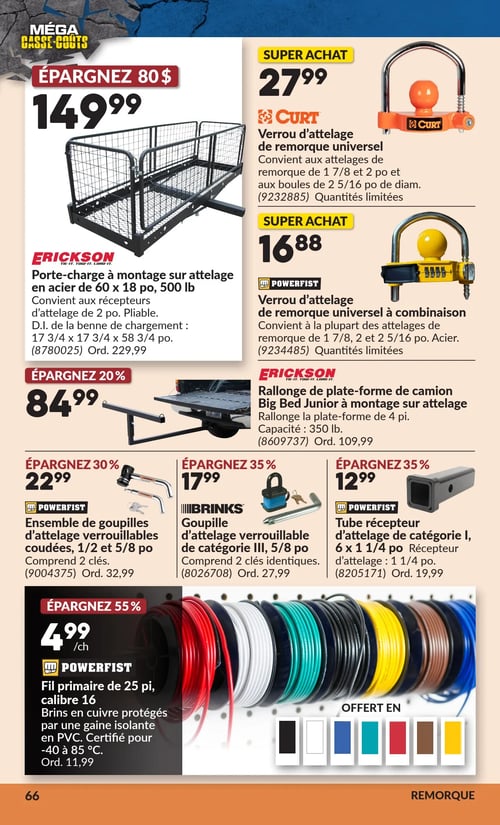 Circulaire Princess Auto - Méga Casse-coûts - Page 99