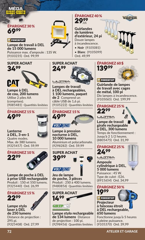 Circulaire Princess Auto - Méga Casse-coûts - Page 105