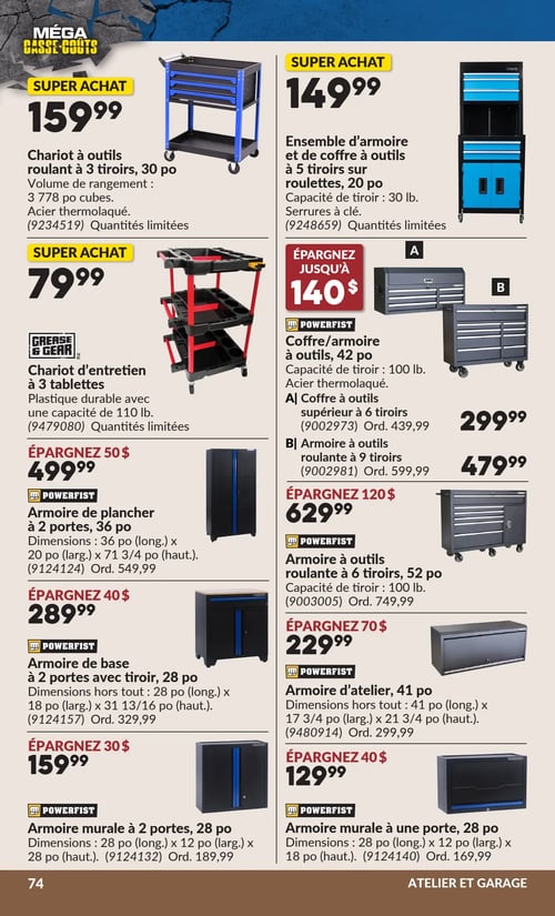 Circulaire Princess Auto - Méga Casse-coûts - Page 107