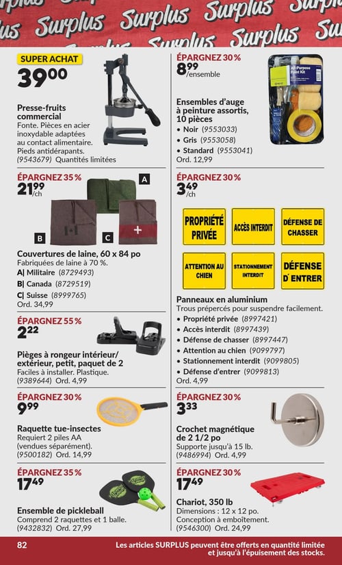 Circulaire Princess Auto - Méga Casse-coûts - Page 115