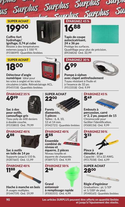 Circulaire Princess Auto - Méga Casse-coûts - Page 123
