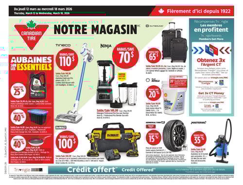 Circulaire Canadian Tire - Page 1