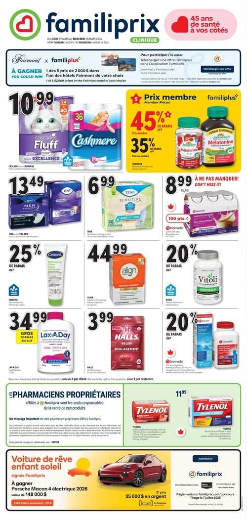 Circulaire Familiprix - Clinique - Page 1