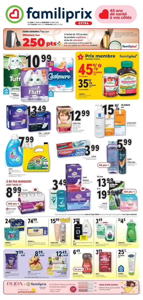 Circulaire Familiprix - Extra - Page 1