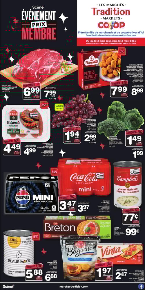 Circulaire Les Marchés Tradition - Nouveau-Brunswick - Page 1