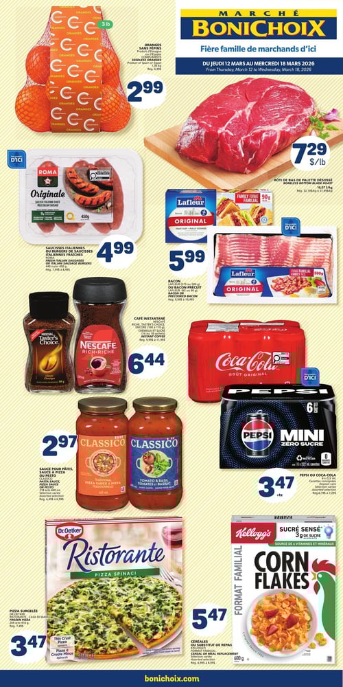 Circulaire Marché Bonichoix - Page 1