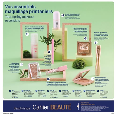Circulaire Jean Coutu - Cahier Beauté - Page 12