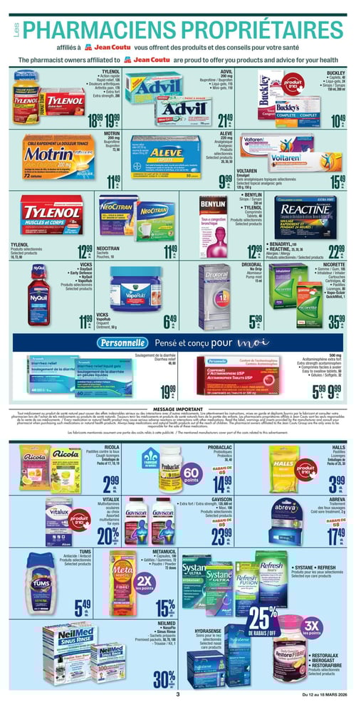 Circulaire Jean Coutu - Santé Beauté - Page 3