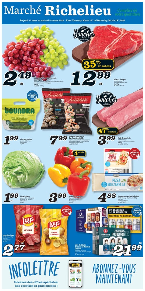 Circulaire Marché Richelieu - Page 1
