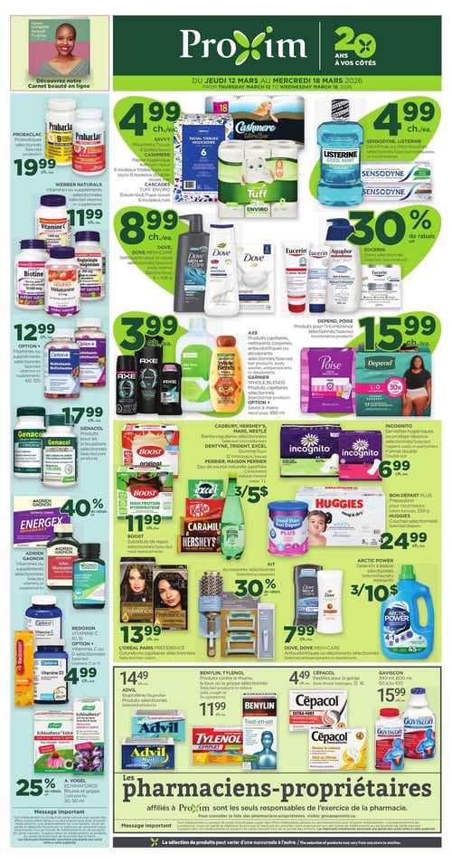 Circulaire Proxim - Page 1