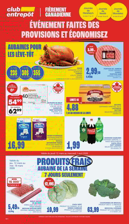 Circulaire Club Entrepôt - Page 1