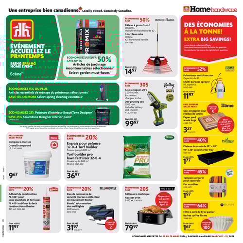 Circulaire Home Hardware - Page 1