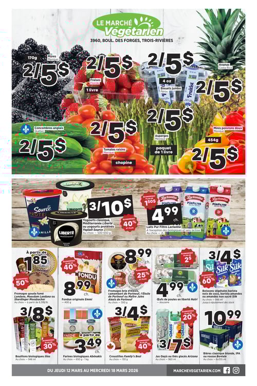 Circulaire Marché Végétarien - Page 1