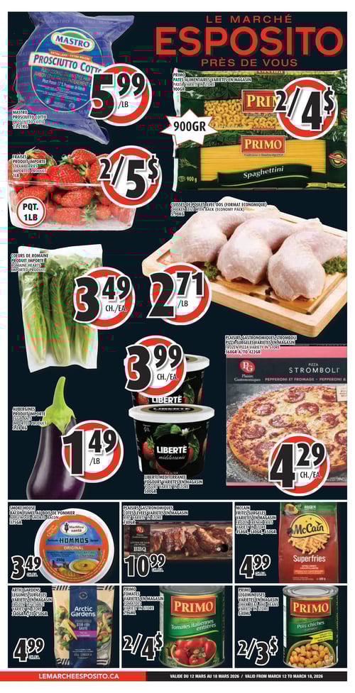 Circulaire Le Marché Esposito - Page 1