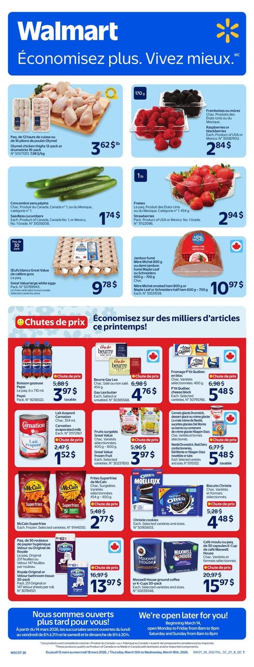 Circulaire Walmart - Page 1