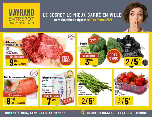 Circulaire Mayrand Entrepôt D'alimentation - Page 1