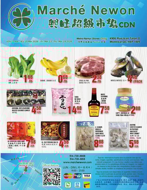 Circulaire Marché Newon Jean Talon - Page 1