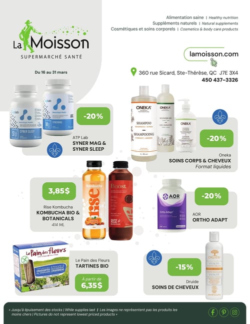 Circulaire La Moisson Supermarché Santé - Page 1