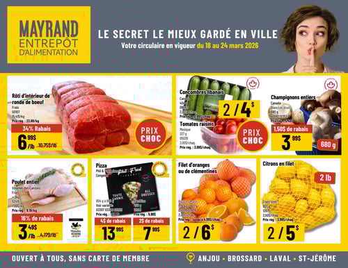 Circulaire Mayrand Entrepôt D'alimentation - Page 1