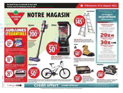 Circulaire Canadian Tire - Page 1