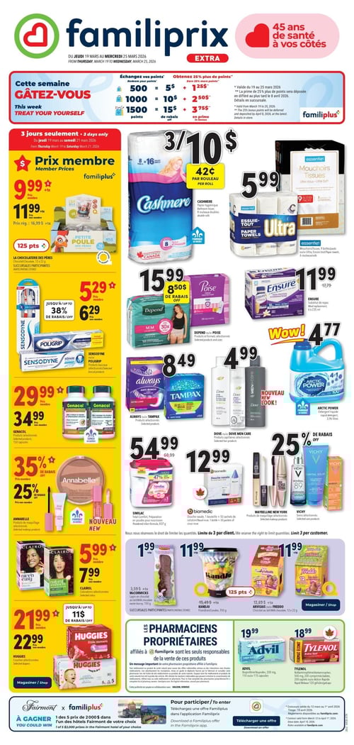 Circulaire Familiprix - Extra - Page 1