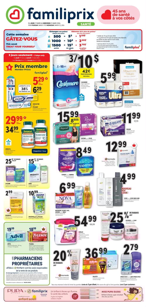 Circulaire Familiprix - Santé - Page 1