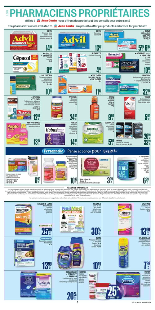 Circulaire Jean Coutu - Santé Beauté - Page 3