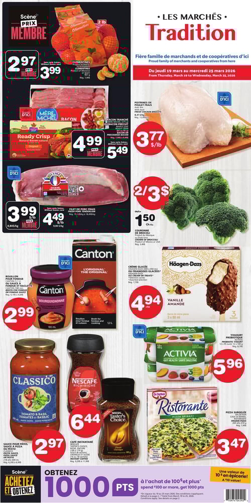 Circulaire Les Marchés Tradition - Page 1