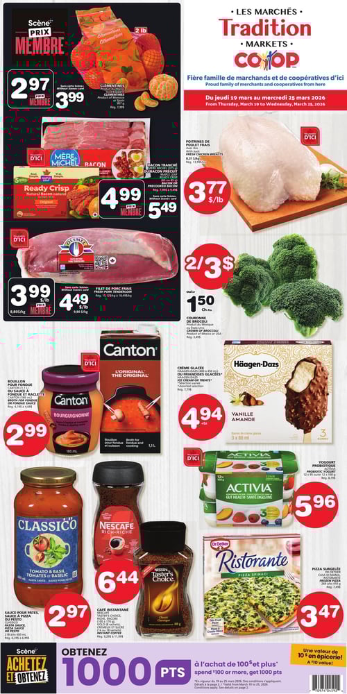 Circulaire Les Marchés Tradition - Nouveau-Brunswick - Page 1