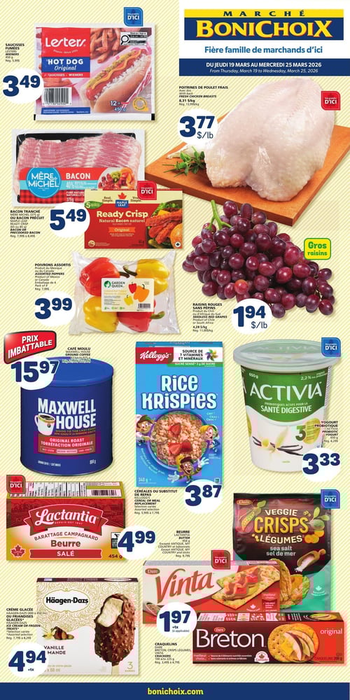 Circulaire Marché Bonichoix - Page 1