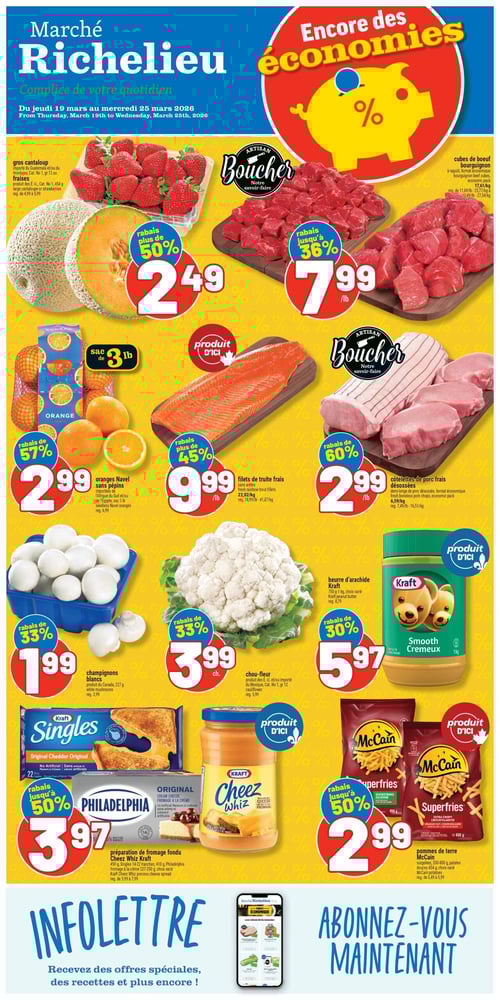 Circulaire Marché Richelieu - Page 1