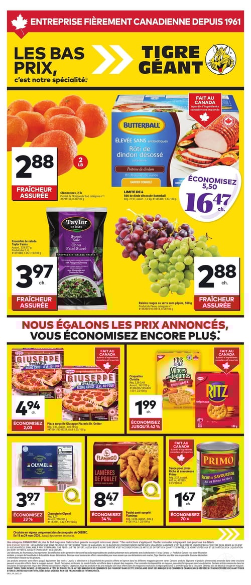 Circulaire Tigre Géant - Page 1