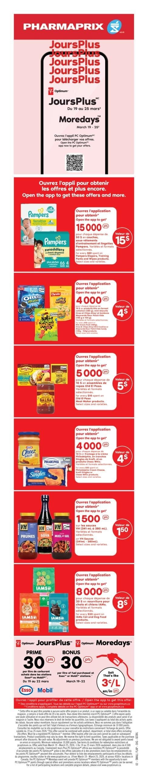 Circulaire Pharmaprix - Offres JoursPlus - Page 1