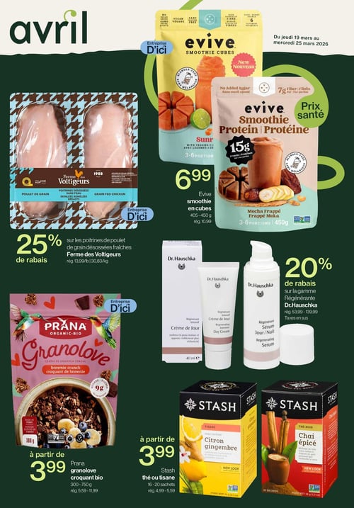 Circulaire Avril - Supermarché Santé - Page 1