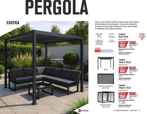 Circulaire Laferté - Catalogue Ameublements Extérieurs - Page 11