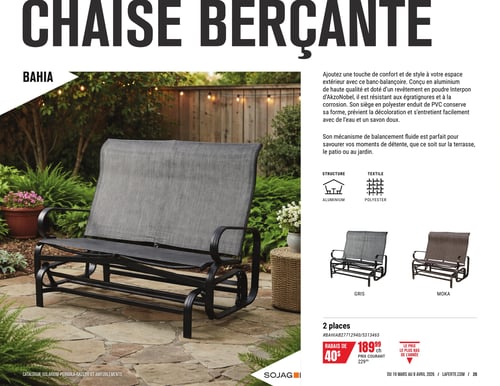 Circulaire Laferté - Catalogue Ameublements Extérieurs - Page 20