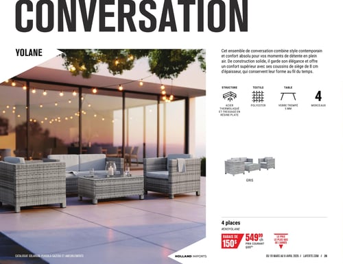 Circulaire Laferté - Catalogue Ameublements Extérieurs - Page 26