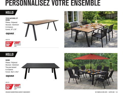 Circulaire Laferté - Catalogue Ameublements Extérieurs - Page 33